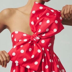 Anthropologie Red Dress